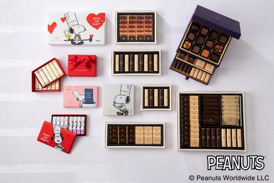 帝国ホテルのチョコレート PEANUTS©Peanuts Worldwide LLC