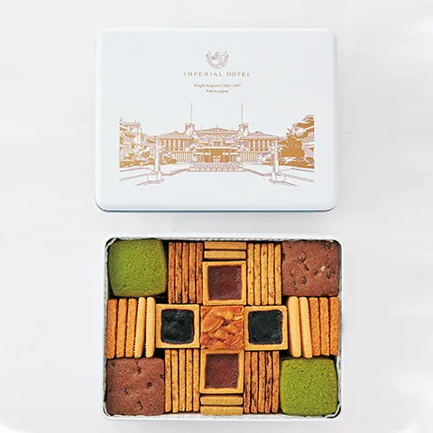 ■ 45点・16000円相当 ■ 食品まとめ売り 成城石井の菓子・帝国ホテル缶詰 帝国ホテル「プレミアムクッキー缶(ウィンターパッケージ)」のお