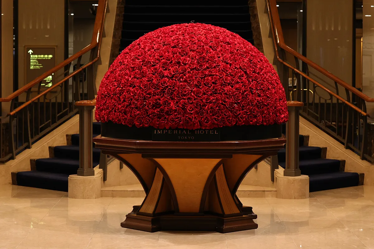 帝国ホテルのロビー装花 | 帝国ホテル 東京