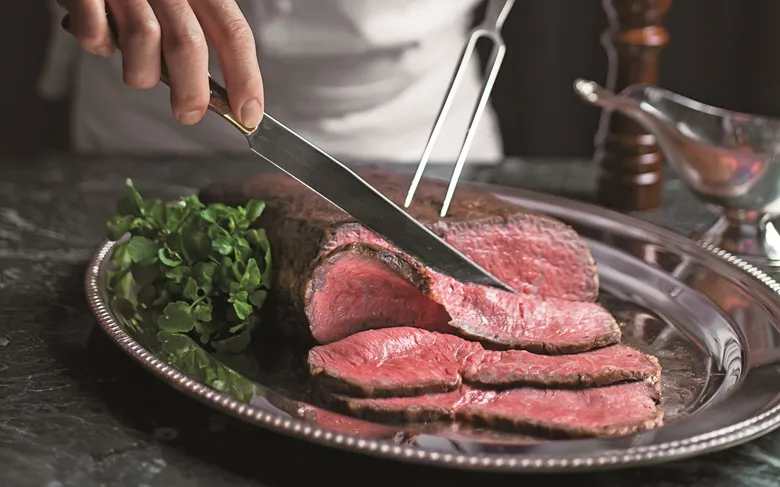 帝国ホテル伝統のローストビーフ