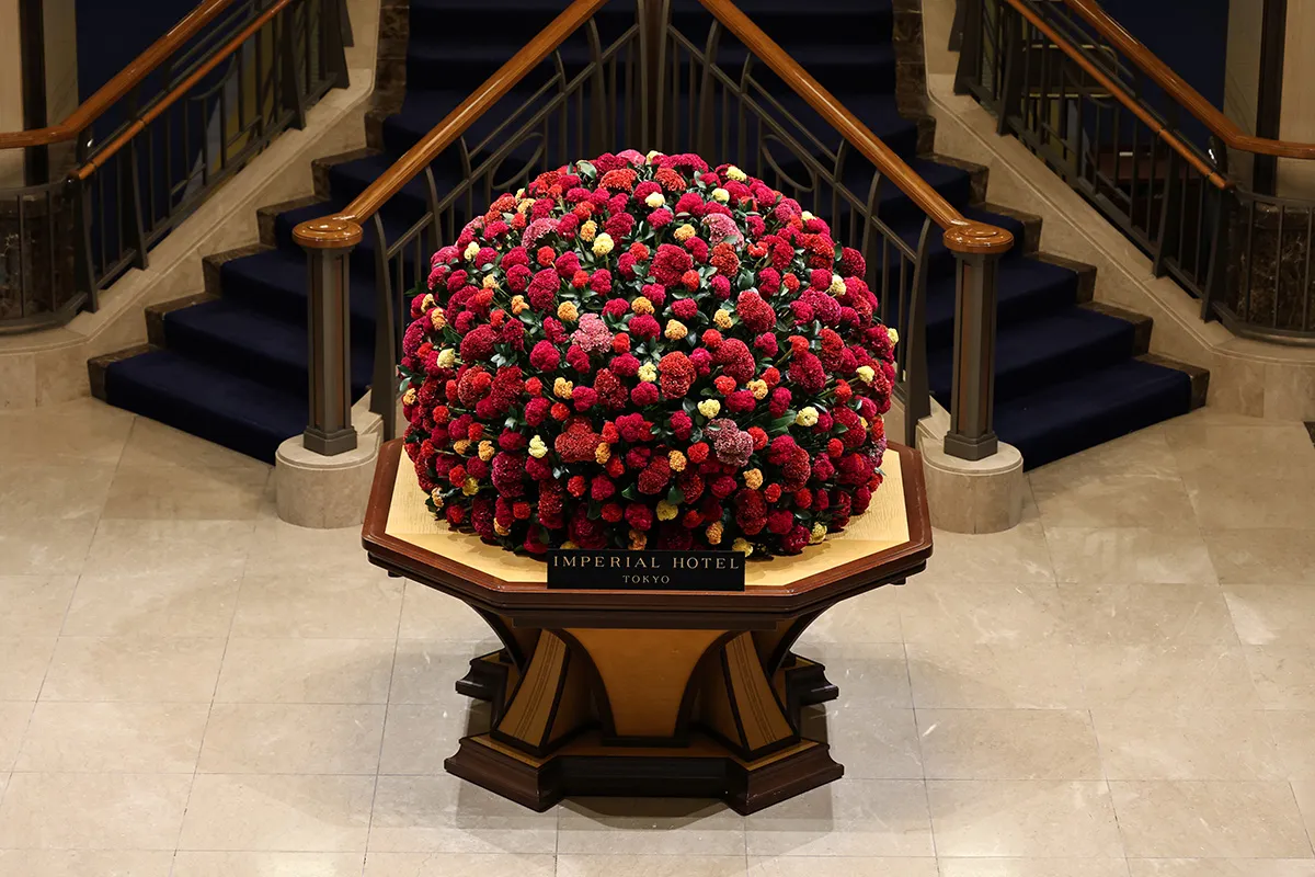 帝国ホテルのロビー装花 | 帝国ホテル 東京